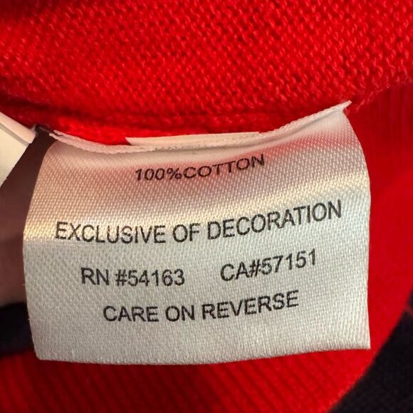 Boston Red Sox Womens V Neck Sweater Touch by Alyssa Milano MLB Size Extra Large - Picture 13 of 13